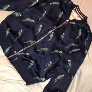 Reversible American eagle bomber jacket!